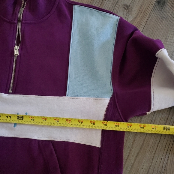 CHAMPION REVERSE WEAVE colorblock quarter zip M - Picture 7 of 9